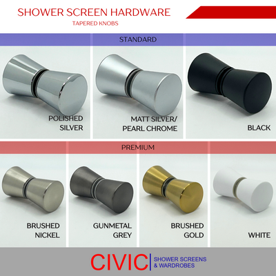 10mm Hardware Tapered Knobs